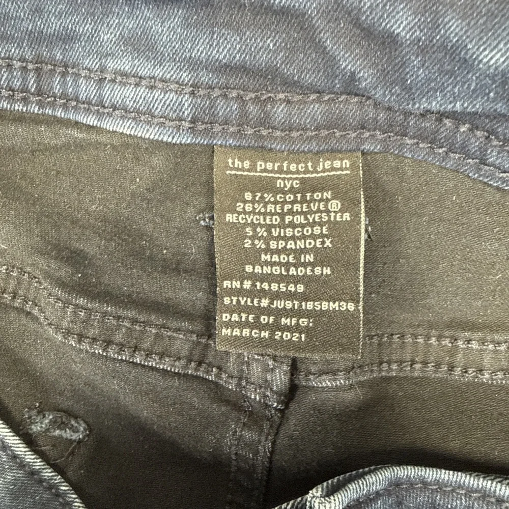 The Perfect Jean NYC‎ Slim Fit Jeans Mens 36x36 Blue Dark Wash Stretch Denim